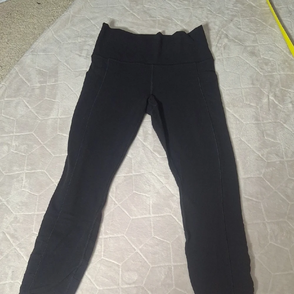 Athleta Black High-Waisted Leggings - Picture 3 of 7